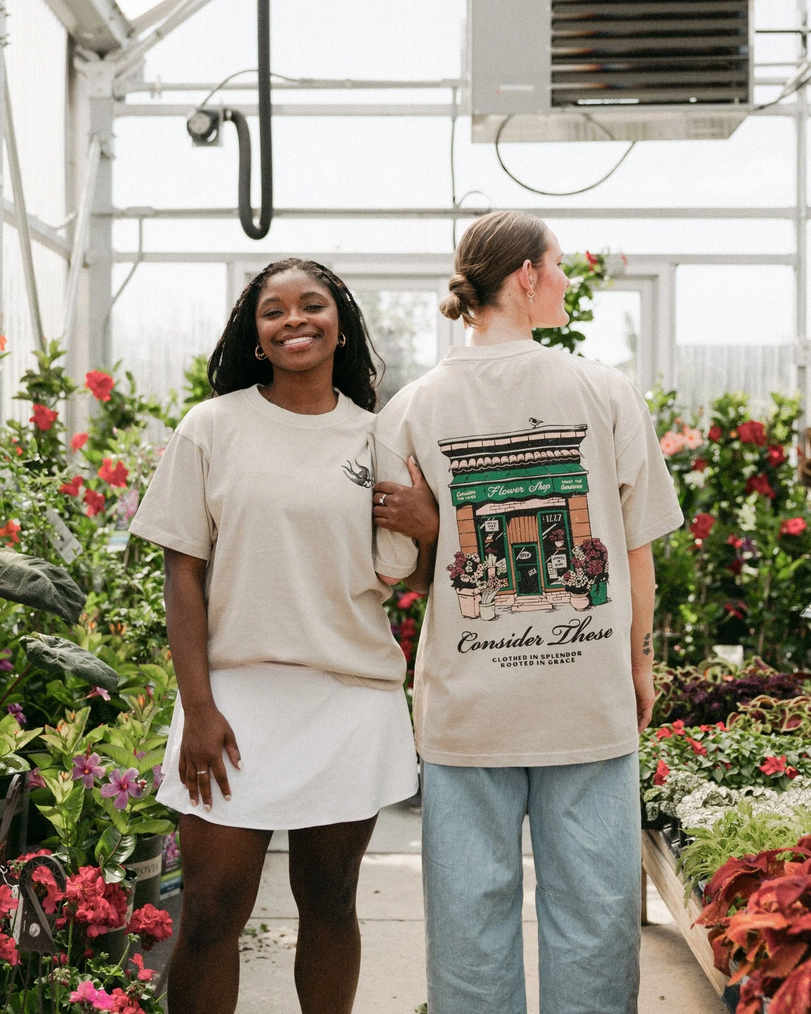 "God's Flower Shop" Heavyweight Tee