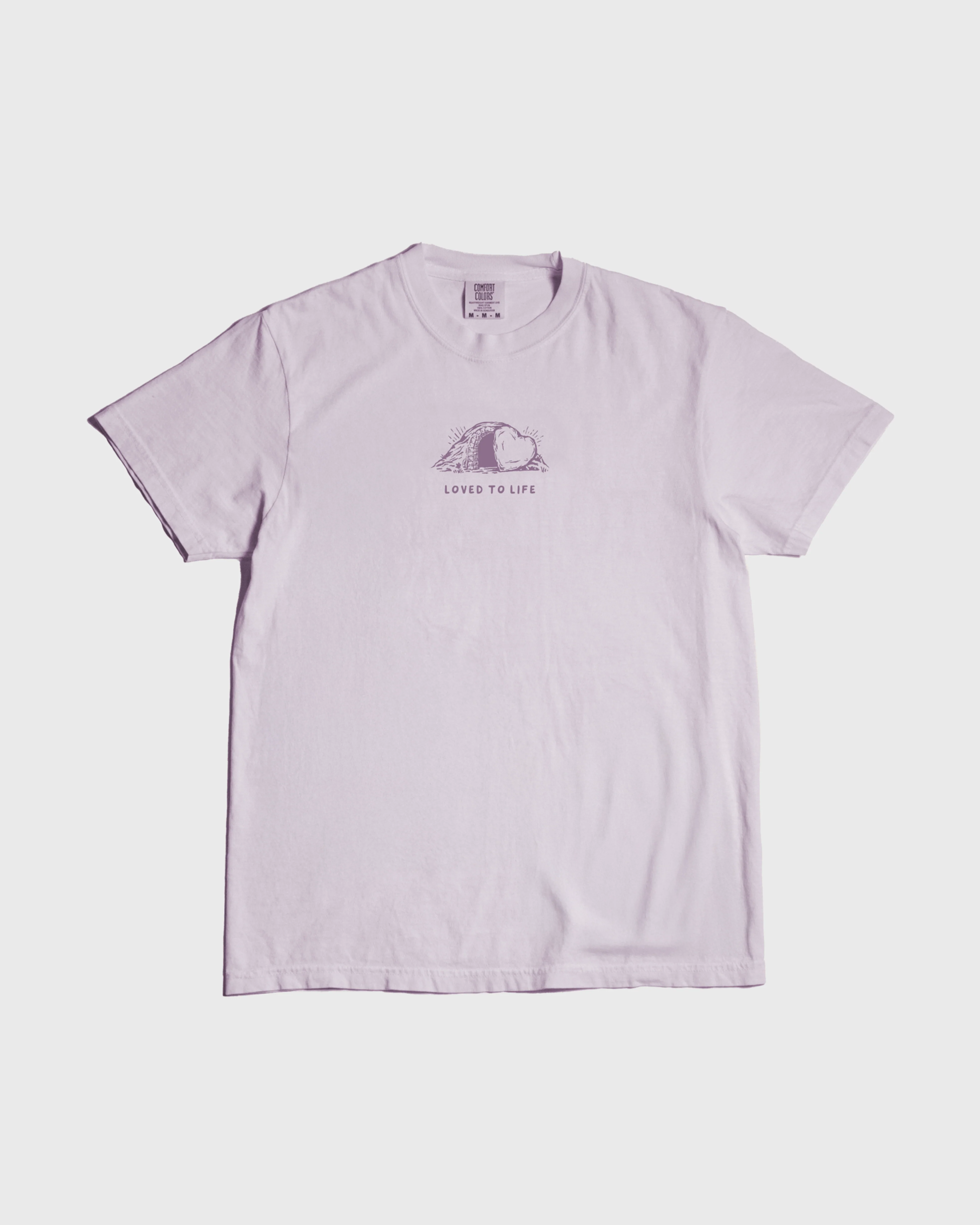 "Loved to Life" Orchid Tee