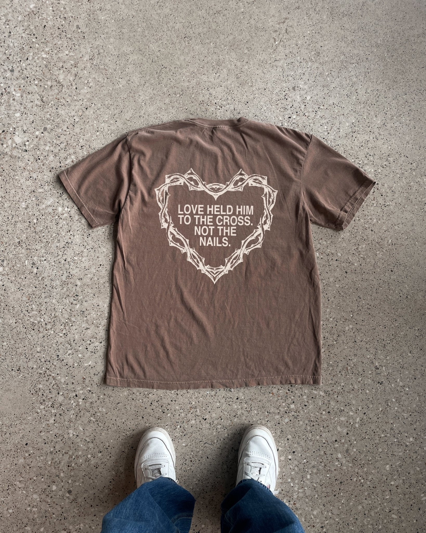 "No Greater Love" Espresso Tee